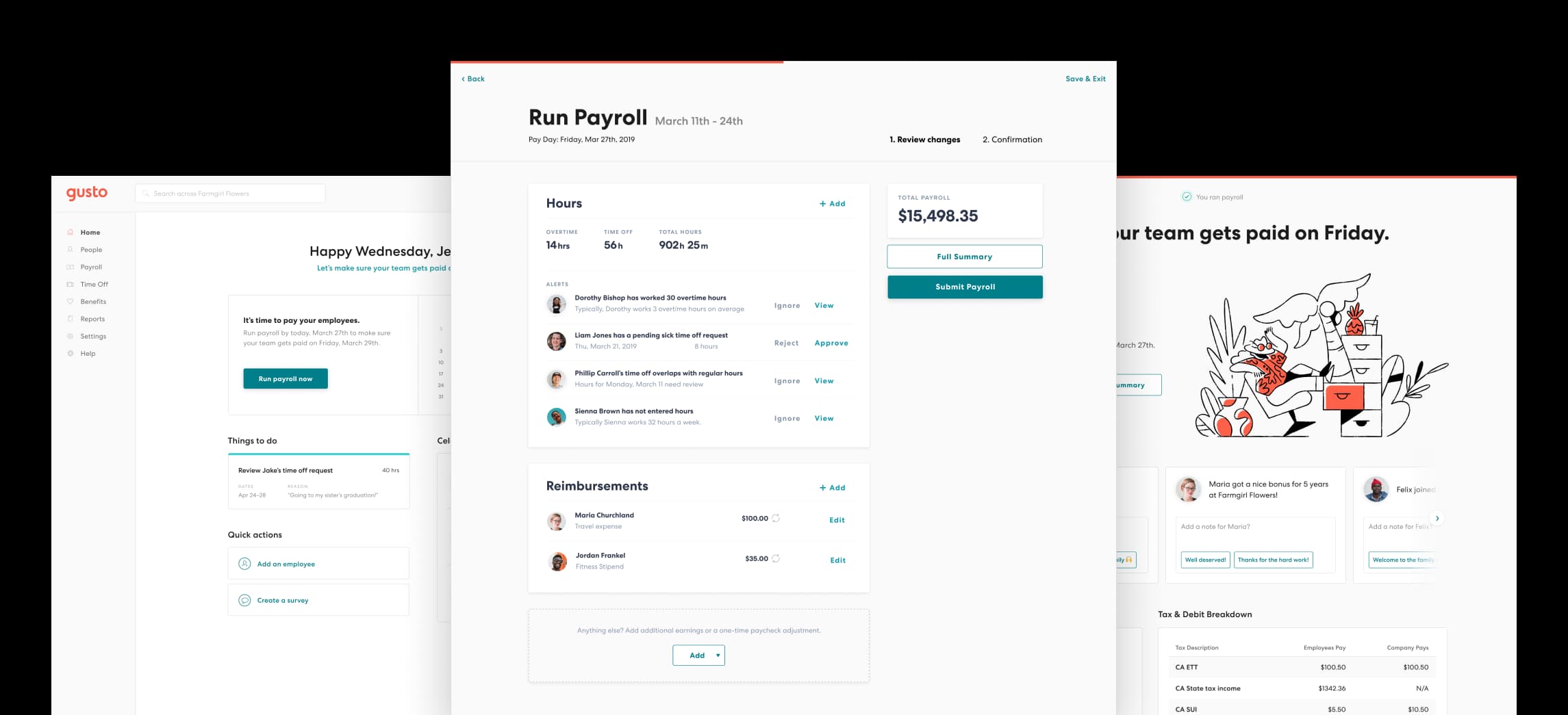 Product vision for Gusto's flagship payroll product.