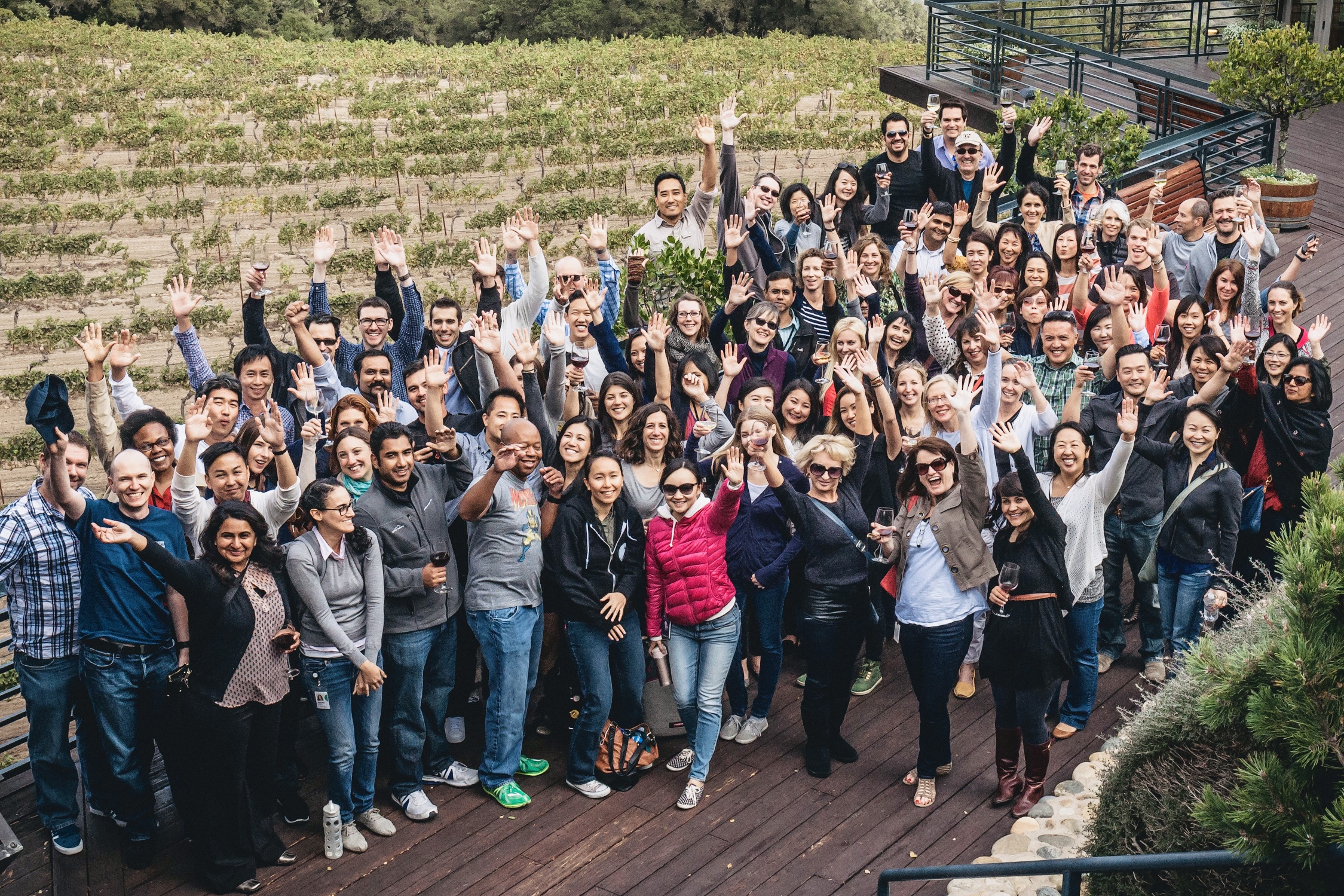 Intuit team winery outing